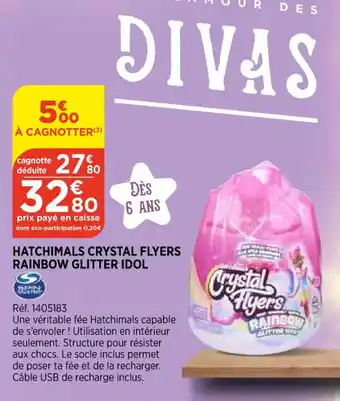 Hatchimals Crystal Flyers Rainbow Glitter IDOL