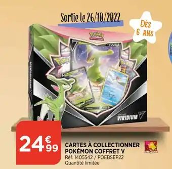 Bi1 Cartes A Collectionner Pokemon Coffret V offre