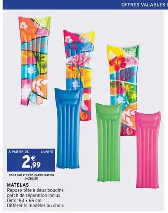 Intermarché MATELAS offre