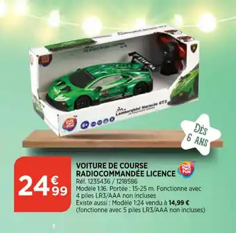 Voiture De Course Radiocommandee Licence