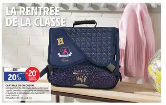 Cartable 38 CM Cheval