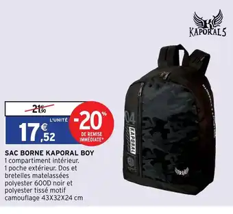 Sac Borne Kaporal Boy