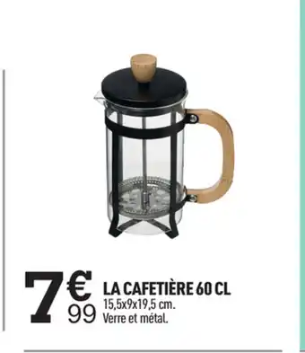 Centrakor La Cafetiére 60 CL offre