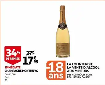 Auchan Supermarché Champagne monthuys offre