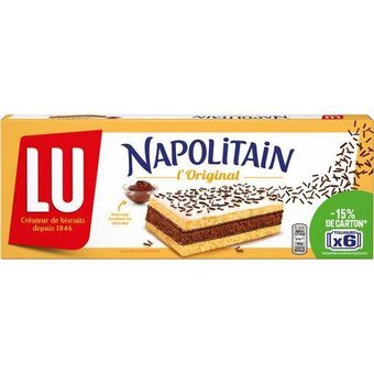 Auchan Supermarché Napolitain l'original lu offre