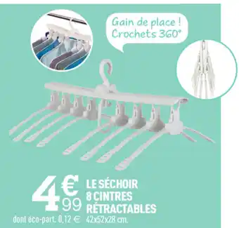 Centrakor Le Séchoir 8 Cintres Rétractables offre