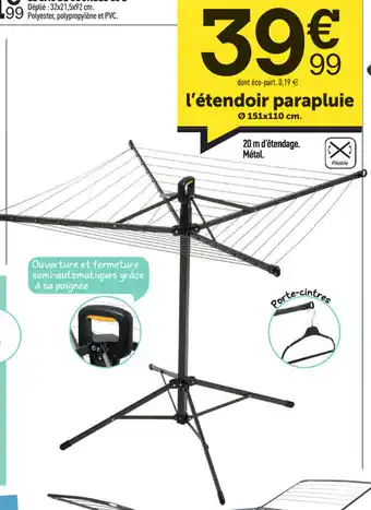 Centrakor L'étendoir Parapluie offre