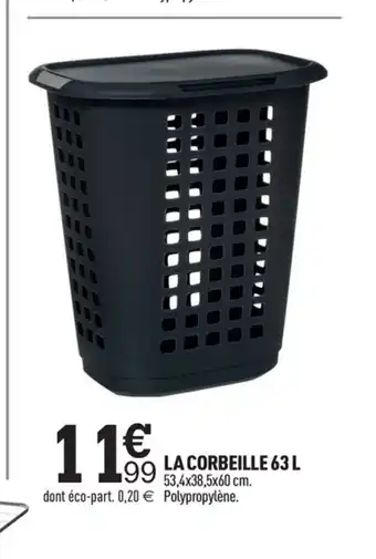 Centrakor La Corbeille 63 L offre