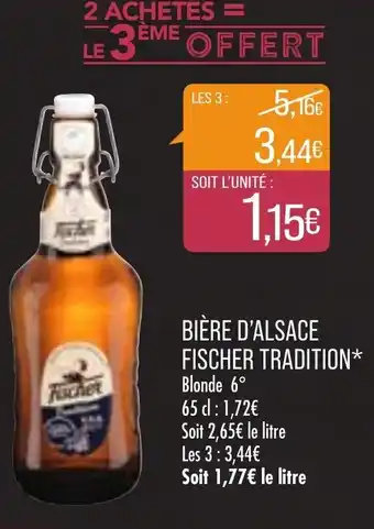 Match Bière d'Alsace Fischer Tradition offre