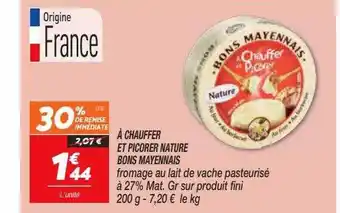 Netto À chauffer et picorer nature bons mayenneais offre
