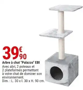 Gamm vert Arbre à chat "palazzo" ebi offre