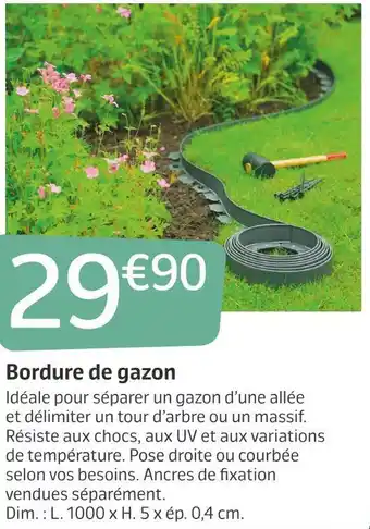 Bordure de gazon