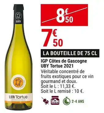 Uby tortue igp côtes de gascogne 2021