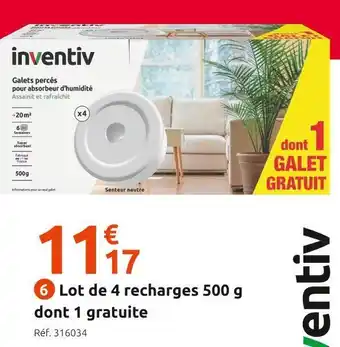 Mr Bricolage Inventiv lot de 4 recharges offre