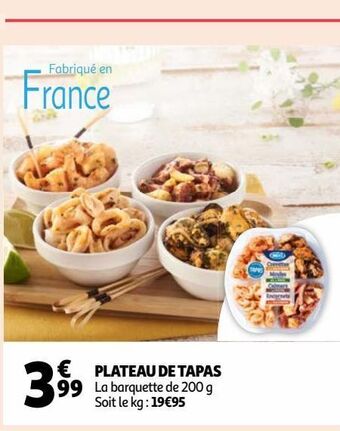 Auchan Supermarché Plateau de tapas offre