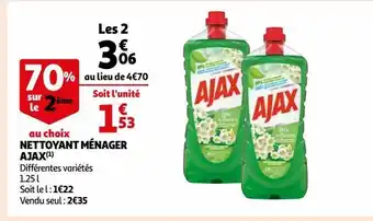 Nettoyant ménager ajax