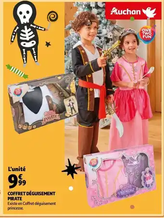 Auchan Supermarché Coffret déguisement pirate offre