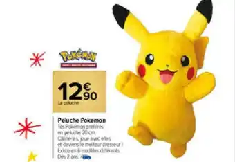 Carrefour Market Peluche pokémon offre