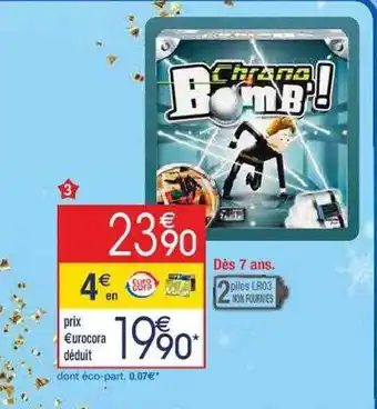 Cora x Carrefour Chrono bomb! offre