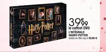 Cora x Carrefour Le coffret dvd l'intégrale harry-potter offre