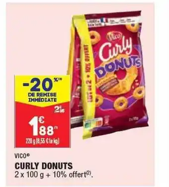 ALDI Curly donuts vico offre