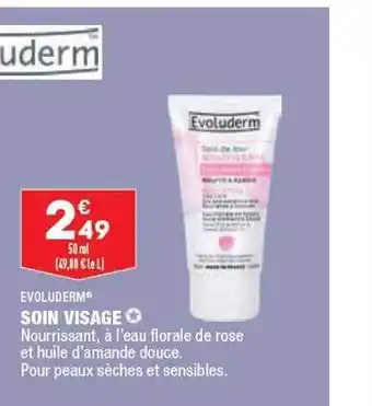 ALDI Soin visage evoluderm offre