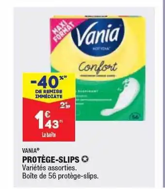 ALDI Protège-slips vania offre