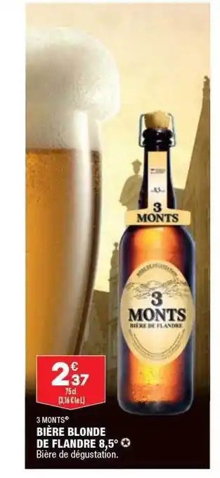 ALDI Bière blonde de flandre 8,5° 3 monts offre