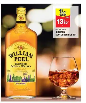 ALDI Blended scotch whisky 40° william peel offre