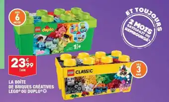 ALDI La boîte de briques créatives lego ou duplo offre