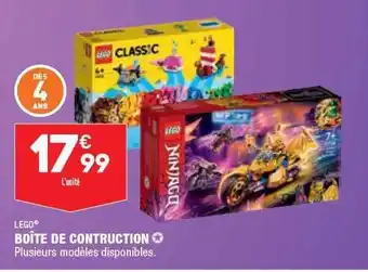 ALDI Boîte de construction lego offre