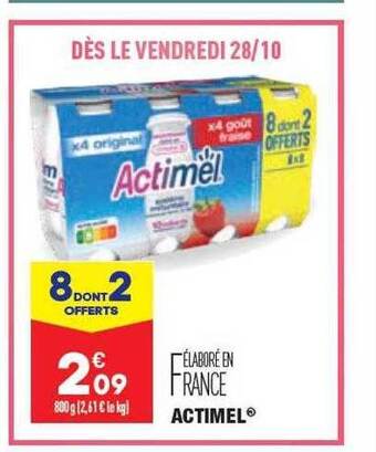 ALDI Actimel offre