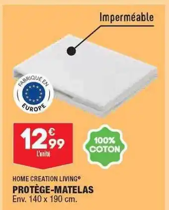 ALDI Protège-matelas home création living offre