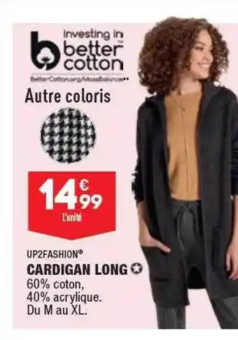 Cardigan long up2fashion
