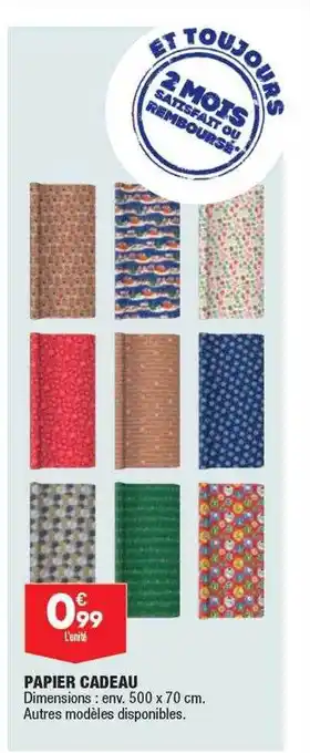 ALDI Papier cadeau offre