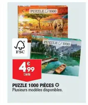 ALDI Puzzle 1000 pièces offre