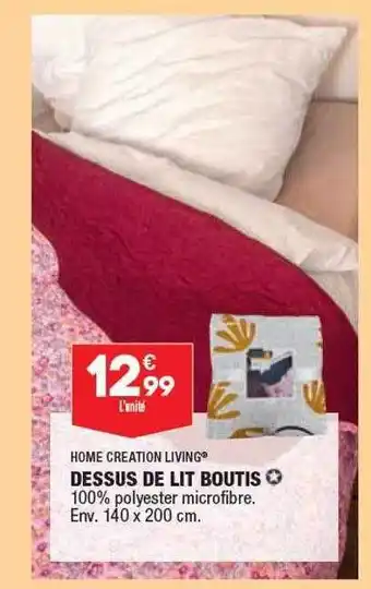 ALDI Dessus de lit boutis home création living offre