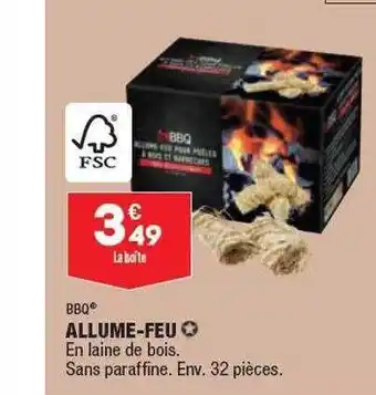 ALDI Allume-feu bbq offre