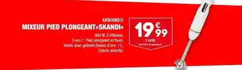 ALDI Mixeur pied plongeant «skandi» ambiano offre