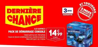 Pack de démarrage console aldi gaming