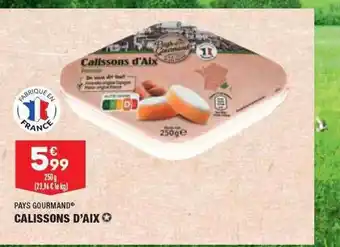 ALDI Calissons d'aix pays gourmand offre
