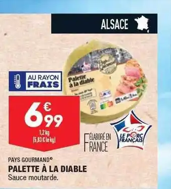 ALDI Palette à la diable pays gourmand offre