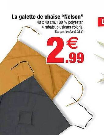 Bazarland La galette de chaise offre