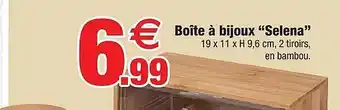 Bazarland Boîte à bijoux offre