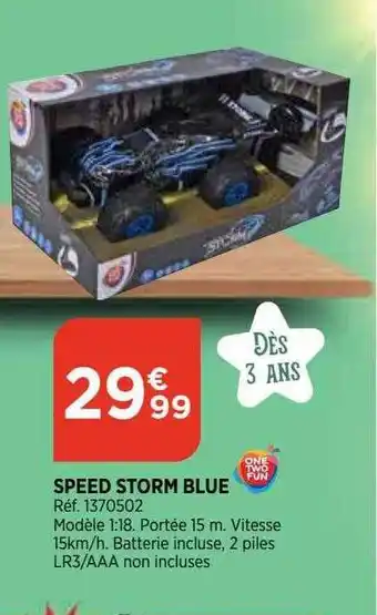 Bi1 Speed storm blue one two fun offre