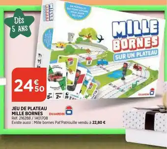 Bi1 Jeu de plateau mille bornes dujardin offre