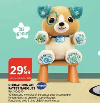 Nougat mon ami pattes magiques vtech