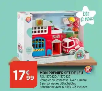 Bi1 Mon premier set de jeu one two fun offre