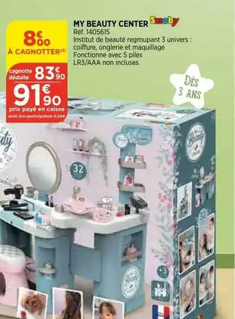 Bi1 My beauty center smoby offre