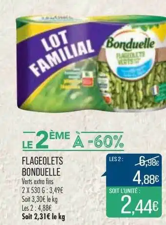 Match Flageolets bonduelle offre